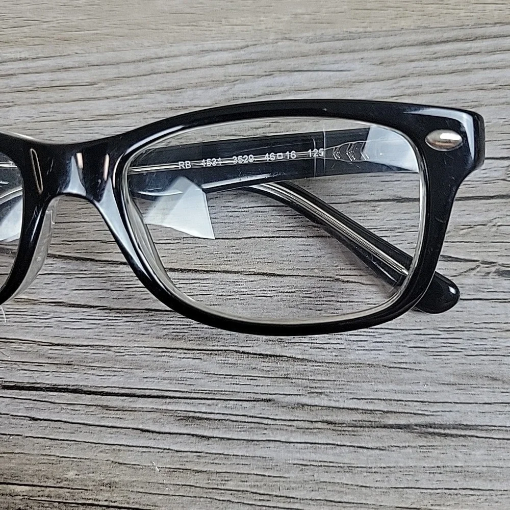 Ray-Ban Kids Eyeglasses Frames RB1531 3529 Black Square Full Rim‎ 46-16 125mm